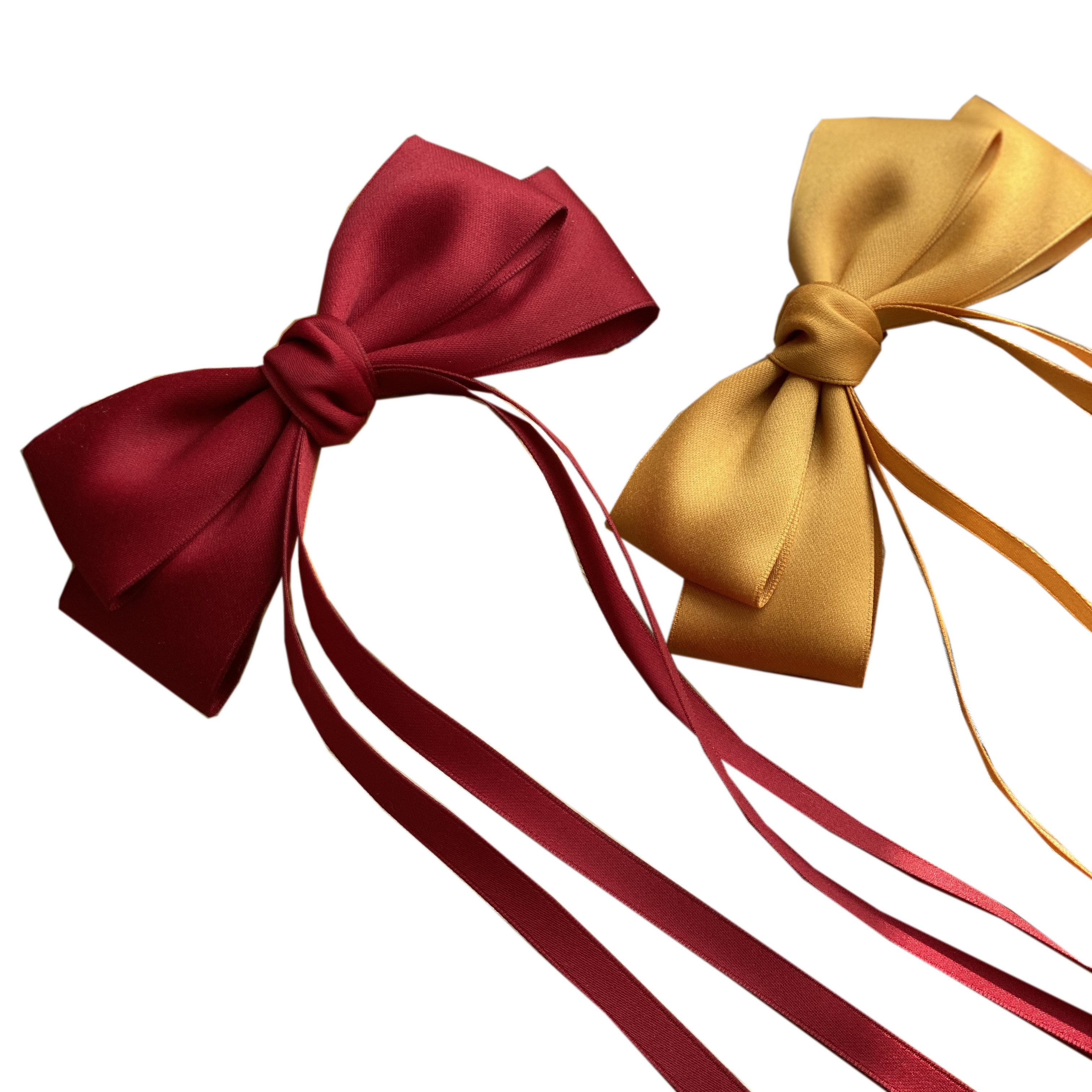 周扬网红红大蝴蝶结飘带款纯手工韩版进口发饰发饰