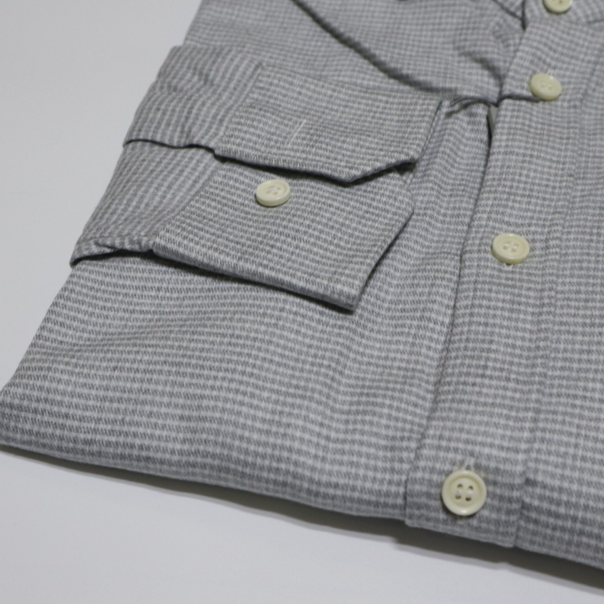 蓝豹男士秋冬灰色商务绒面长袖衬衫one系列衬衫