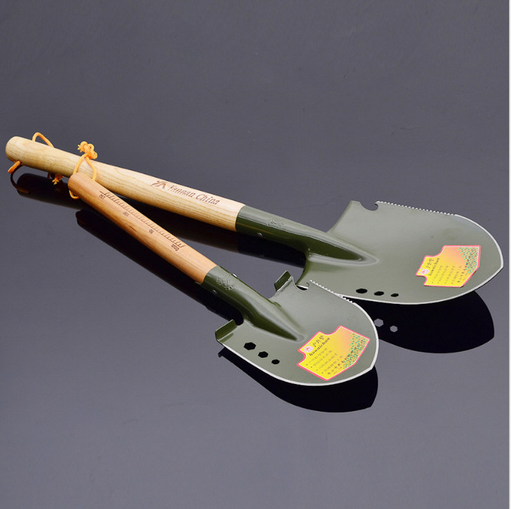 户外工兵6411战备铲军铲子锹木把兵工猛钢工兵铲