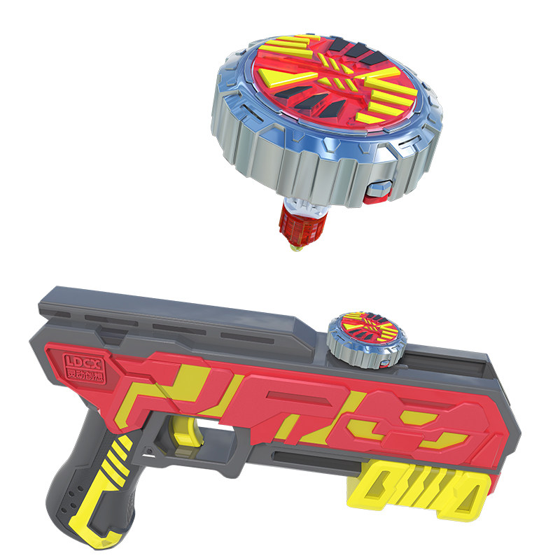 灵动魔幻陀螺新款5代4儿童枪玩具连发双核三核之聚能引擎男孩梦幻
