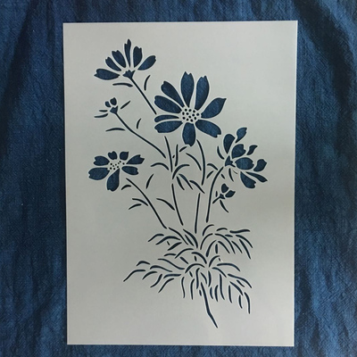 型糊染刻版材料镂空纸板蓝印花布豆糊工具蜡染印染植物染灰染防染