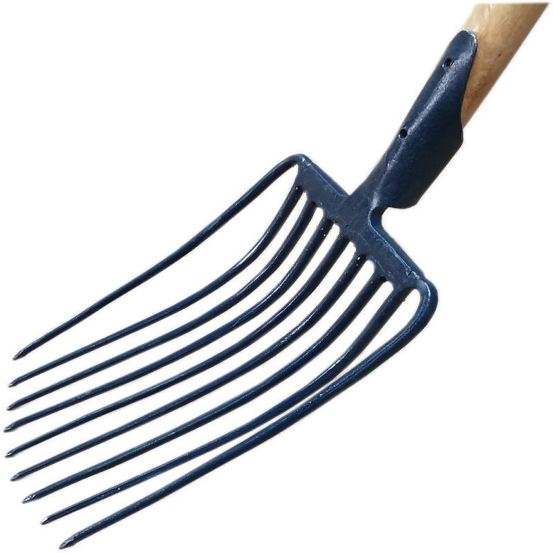 叉子农用粪粪工具农具实心大号牛粪九齿钢叉叉