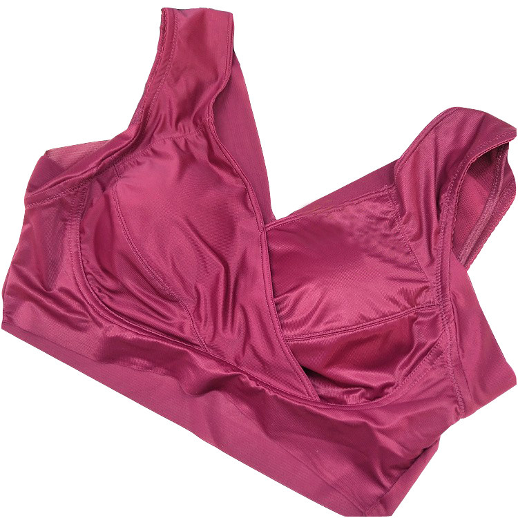 钢圈背心式大胸显小文文胸抹胸abcd1l7l超薄文胸