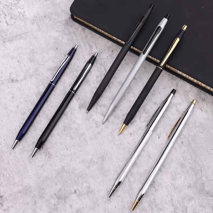 美国高仕cross经典世纪油性笔芯原子笔圆珠笔金属圆珠笔