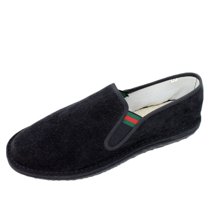 夏季透气条绒布鞋老北京手工千层防臭中国国风布鞋