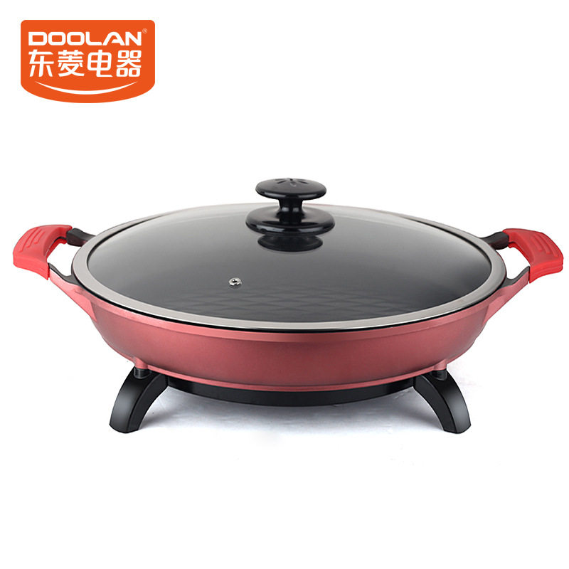 东菱菱星40cm电饼多功能电锅煎锅电烤锅家用用水电热火锅
