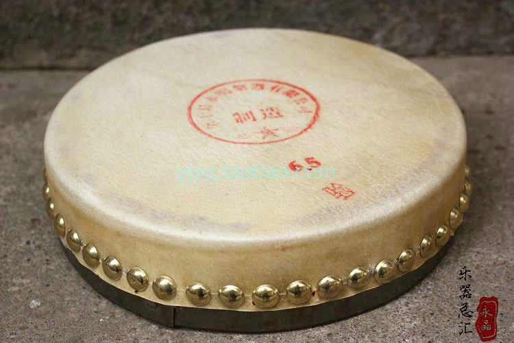 边鼓永鸣65寸单面215cm堂鼓道士特厚头层水牛皮板鼓