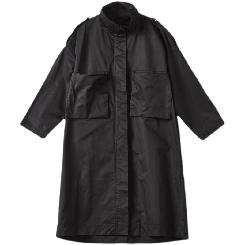 颓废元素暗黑系披风衣日系yohji设计个性斗篷风衣