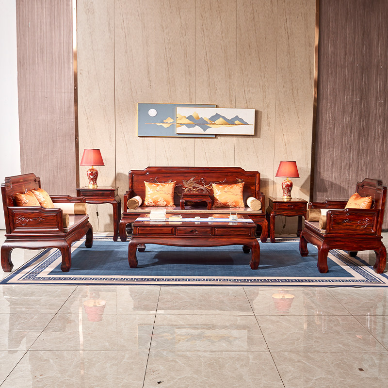 沙发印尼国标中式新中式红木东阳组合明韵客厅红木沙发