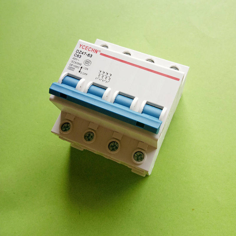 开关正品3p4p63a空气三相四线380v空开断路器c63空气开关