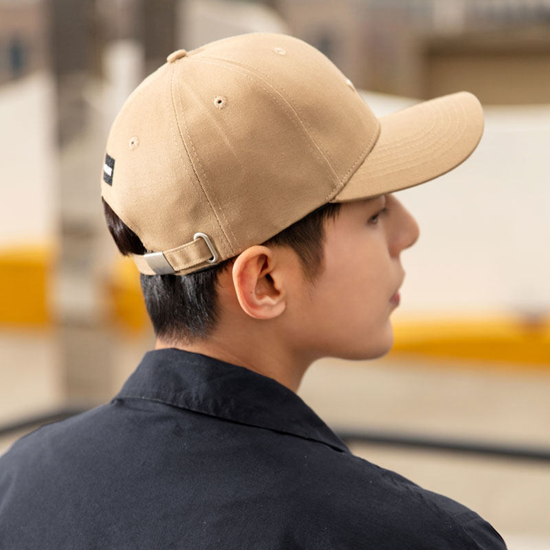 鸭舌帽男春夏季韩版硬顶大头男士帽子潮牌棒球帽ins防晒遮阳休闲 - 艾