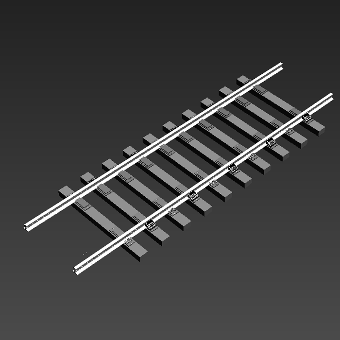 火车轨道模型01201026三维图纸3dmaxobj格式3d打印服务
