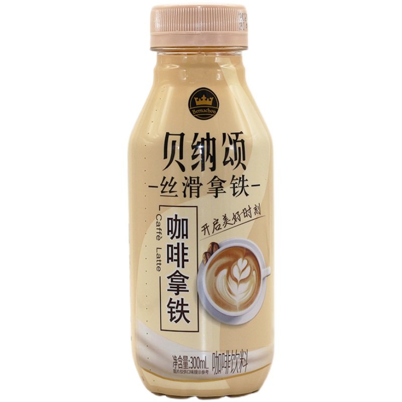 咖啡康师傅贝纳丝滑拿铁300ml15瓶整箱饮料即饮咖啡