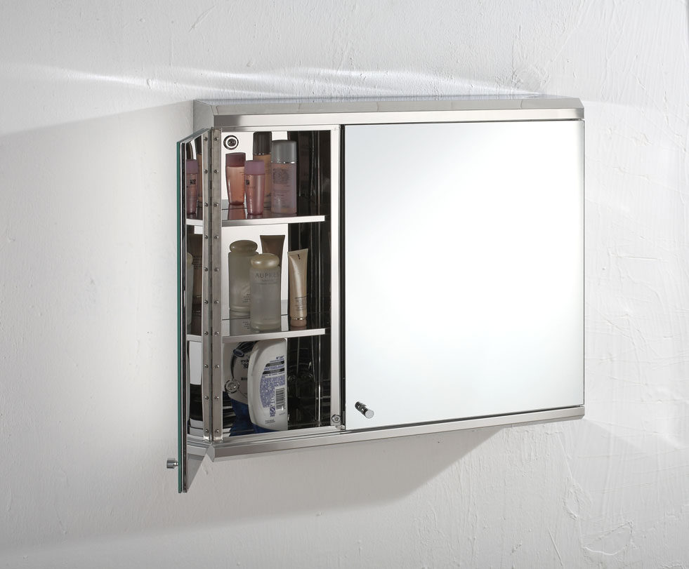 不锈钢镜柜浴室镜箱卫生间储物柜厨房吊柜挂柜边柜侧柜储藏柜7068