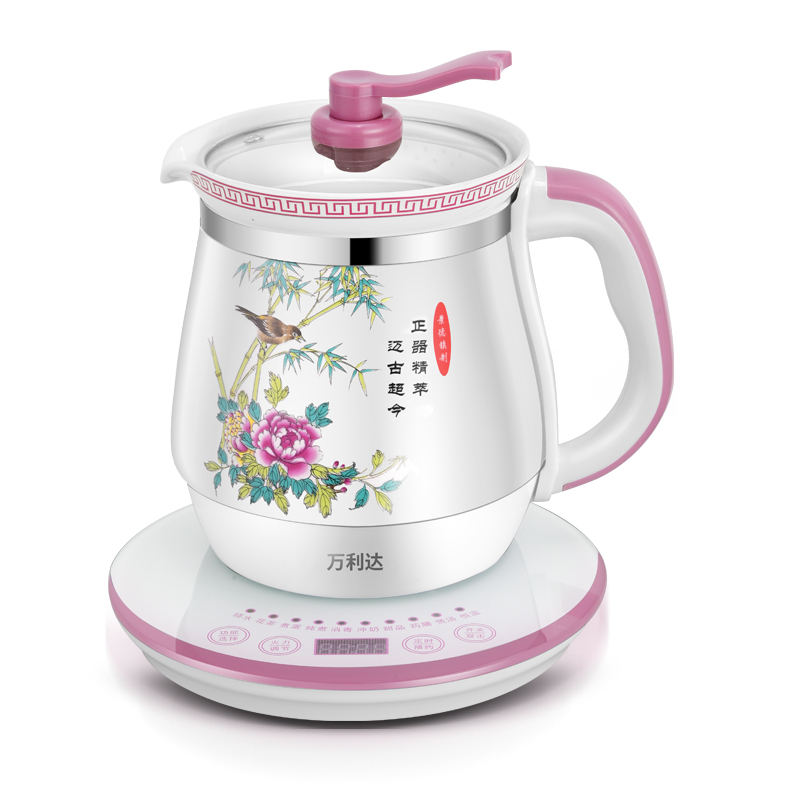 万利达陶瓷养生壶全自动加厚玻璃烧水壶多功能电热花茶煮茶器保温