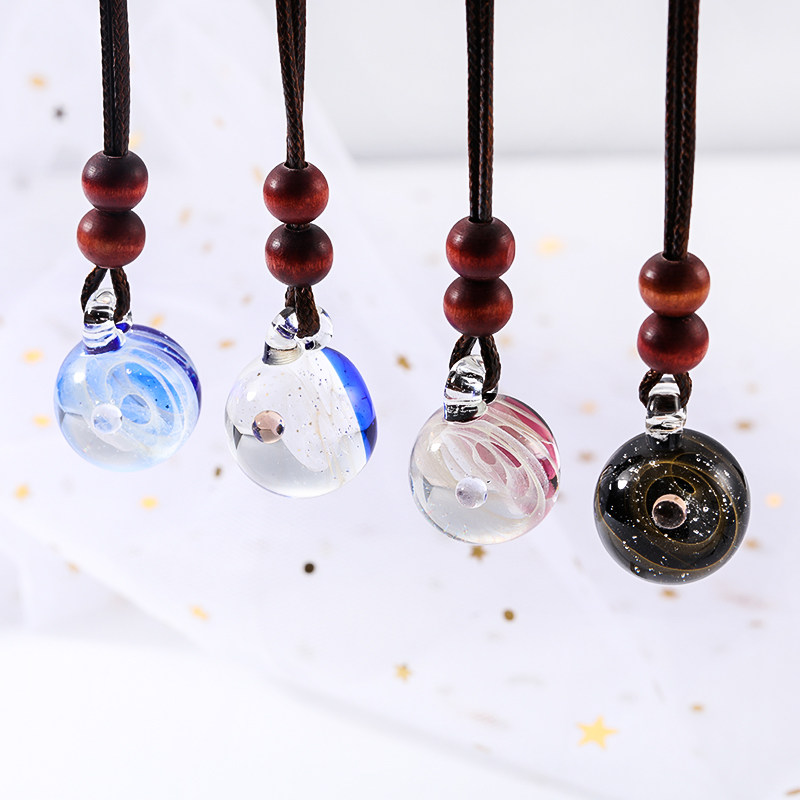 星空球项链diy手工制作uv胶水晶滴胶模具手链吊坠自制材料包套装