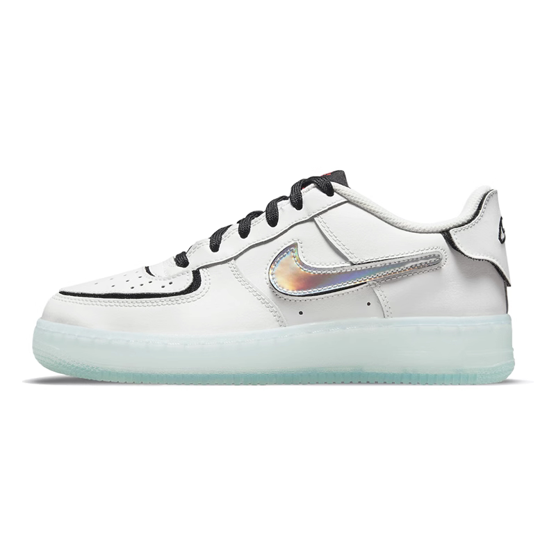 nikeairforce1lowaf1白绿渐变换魔术贴低女鞋板鞋