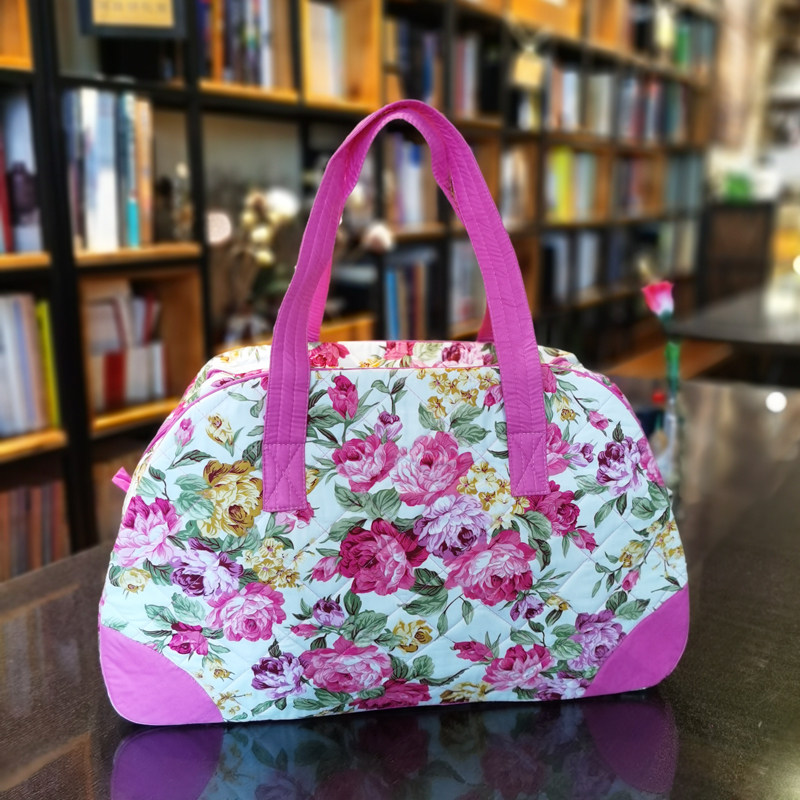 泰国曼谷ferera品牌原装布包单肩中号短途旅行包女士包袋