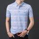 2020 summer new ice silk short-sleeved t-shirt lapel middle-aged men loose short-sleeve shirt Dad Xia 2020 summer new ice silk short-sleeved t-shirt lapel middle-aged men loose short-sleeve shirt Dad Xia