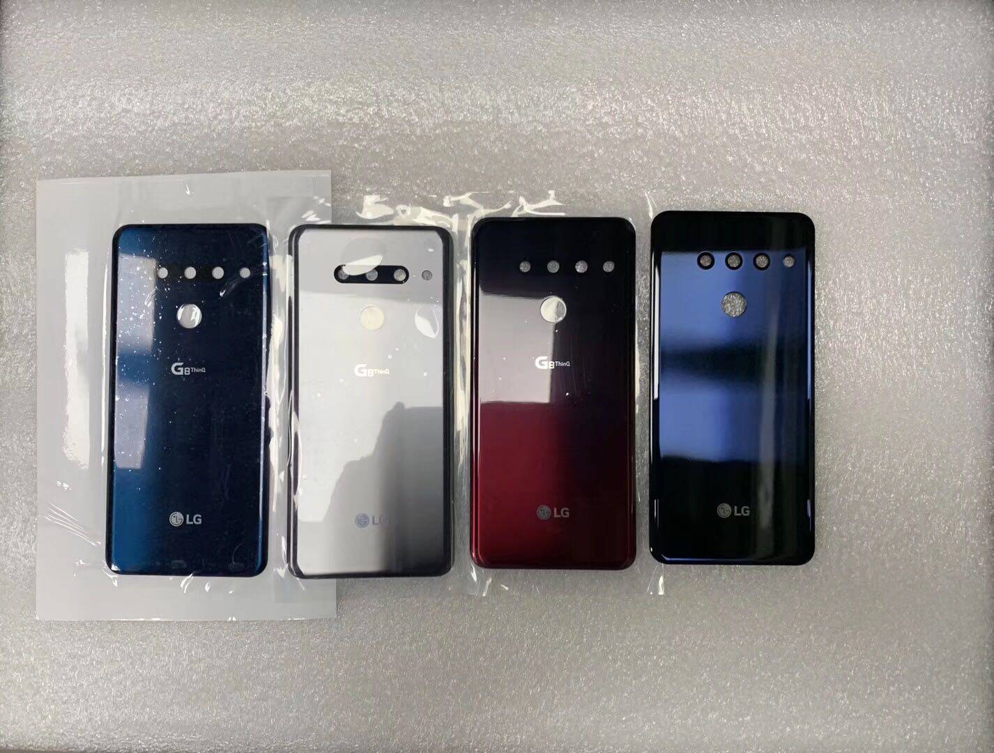 玻璃后盖适用lgg8thinq电池手机lgg8壳底手机零部件