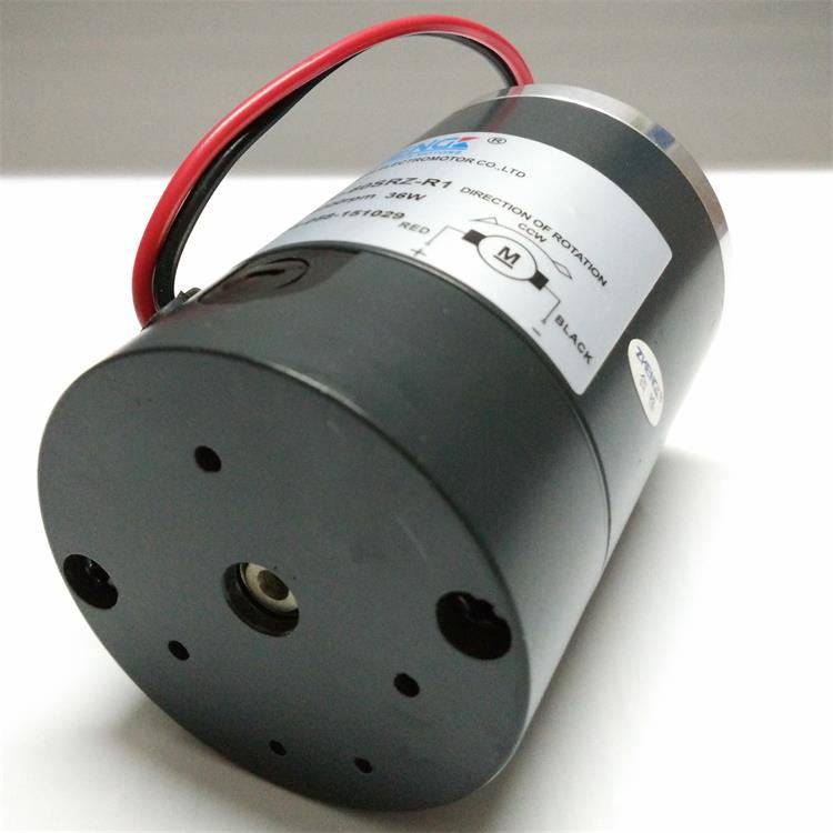 电机正科高速静音36w24v12v永磁直流直流电电机