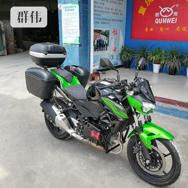 边箱适用于川崎z400摩托摩托车车边箱侧箱三箱支架摩托车尾翼