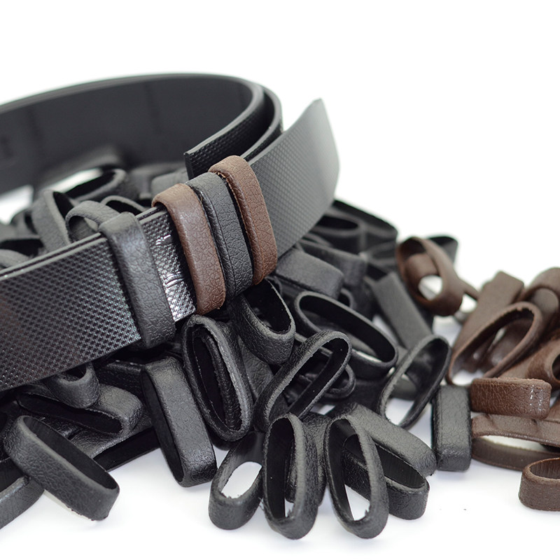 男士牛皮腰带皮圈皮带尾部固定环带扣环介子腰带