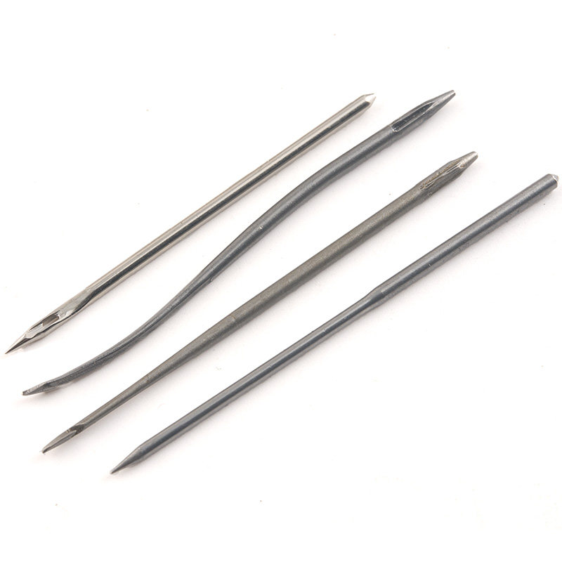 锥子钩针针芯手工工具配件有孔长直单针针