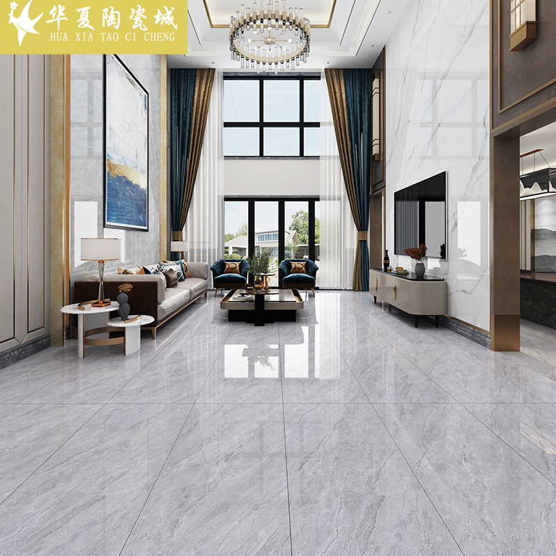 广东佛山瓷砖600x1200客厅墙砖通体体大亮光简约通体砖