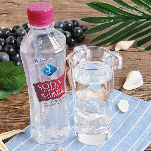 娃哈哈苏打水350ml24瓶整箱红色微甜无汽甜味弱碱性饮用水
