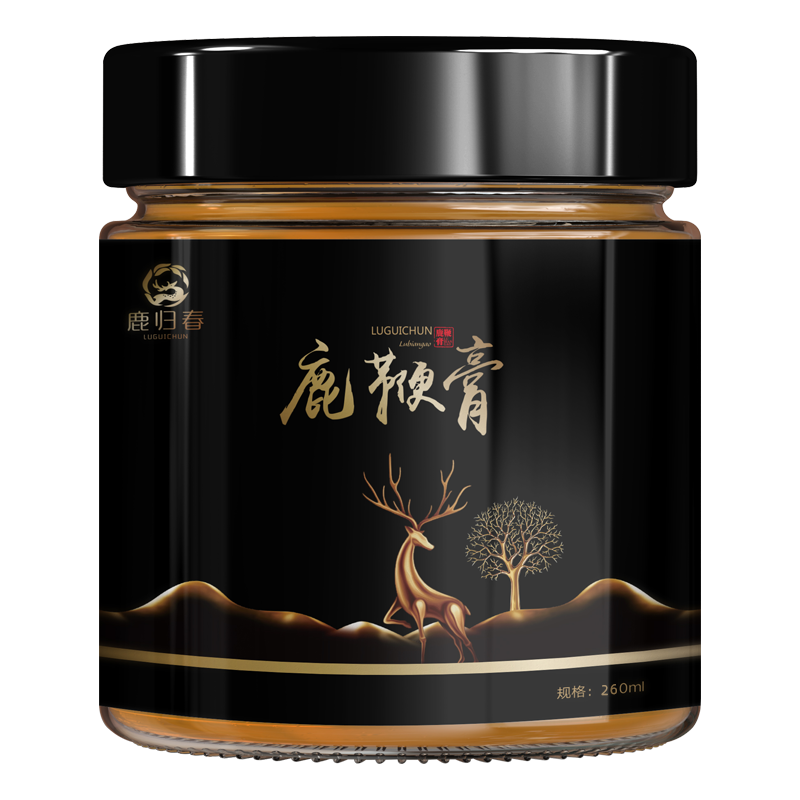 鹿归春鹿鞭膏高纯度男用滋补持正品久男性鹿茸吉林人参玛咖丸片