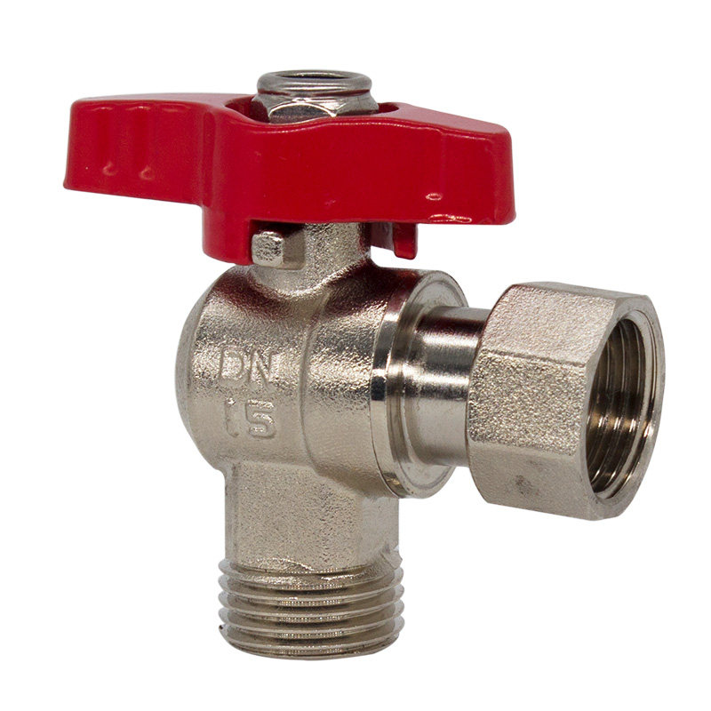 角阀黄铜地暖锅炉三角热水器内外丝活燃气壁挂角阀