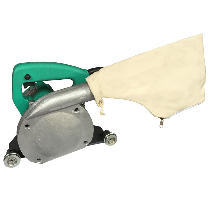 开槽pvc橡胶卷材亚麻运动地板电动开槽机防尘塑焊机