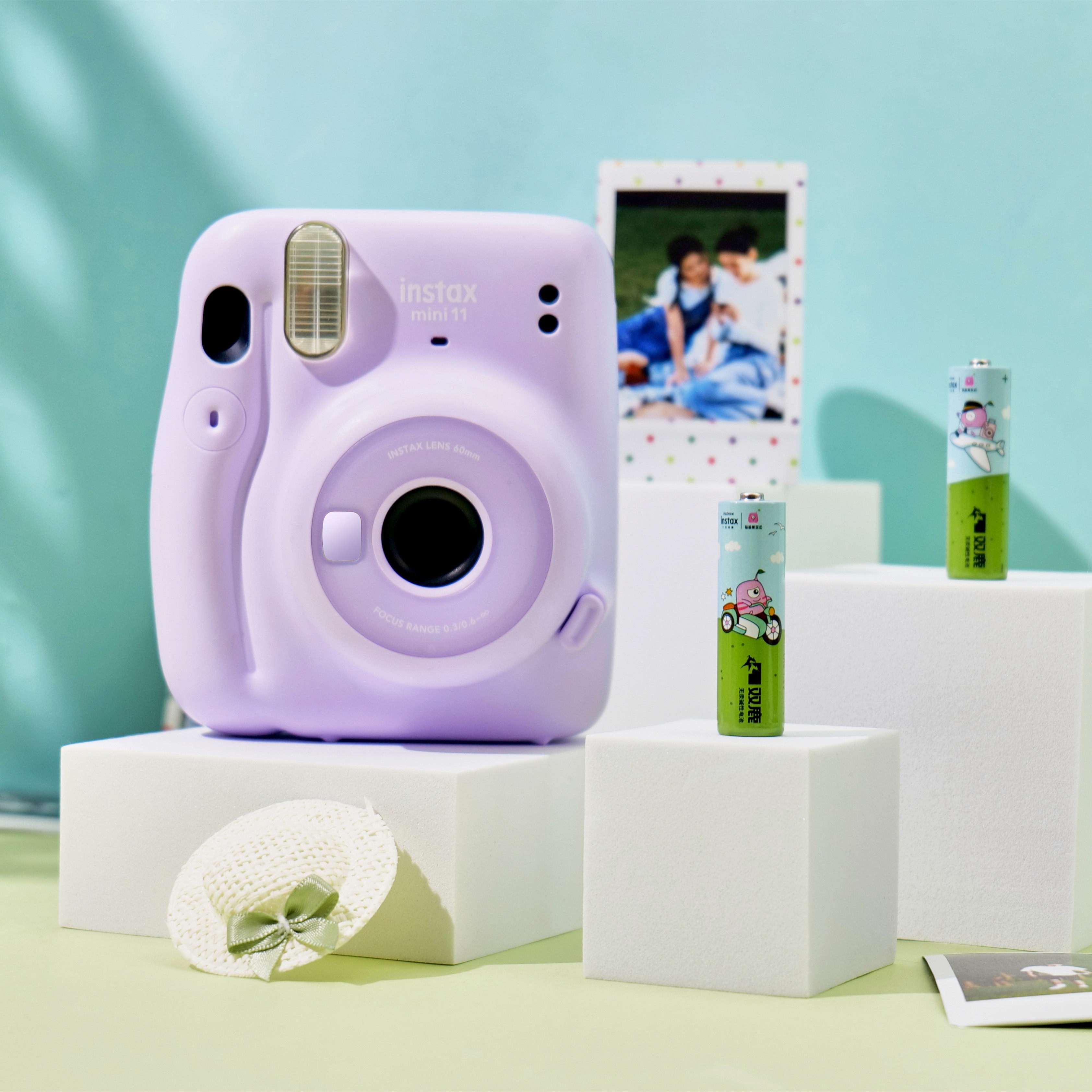 专用电池富士拍立得mini7w300mini9相机迪迪玩拍数码相机电池