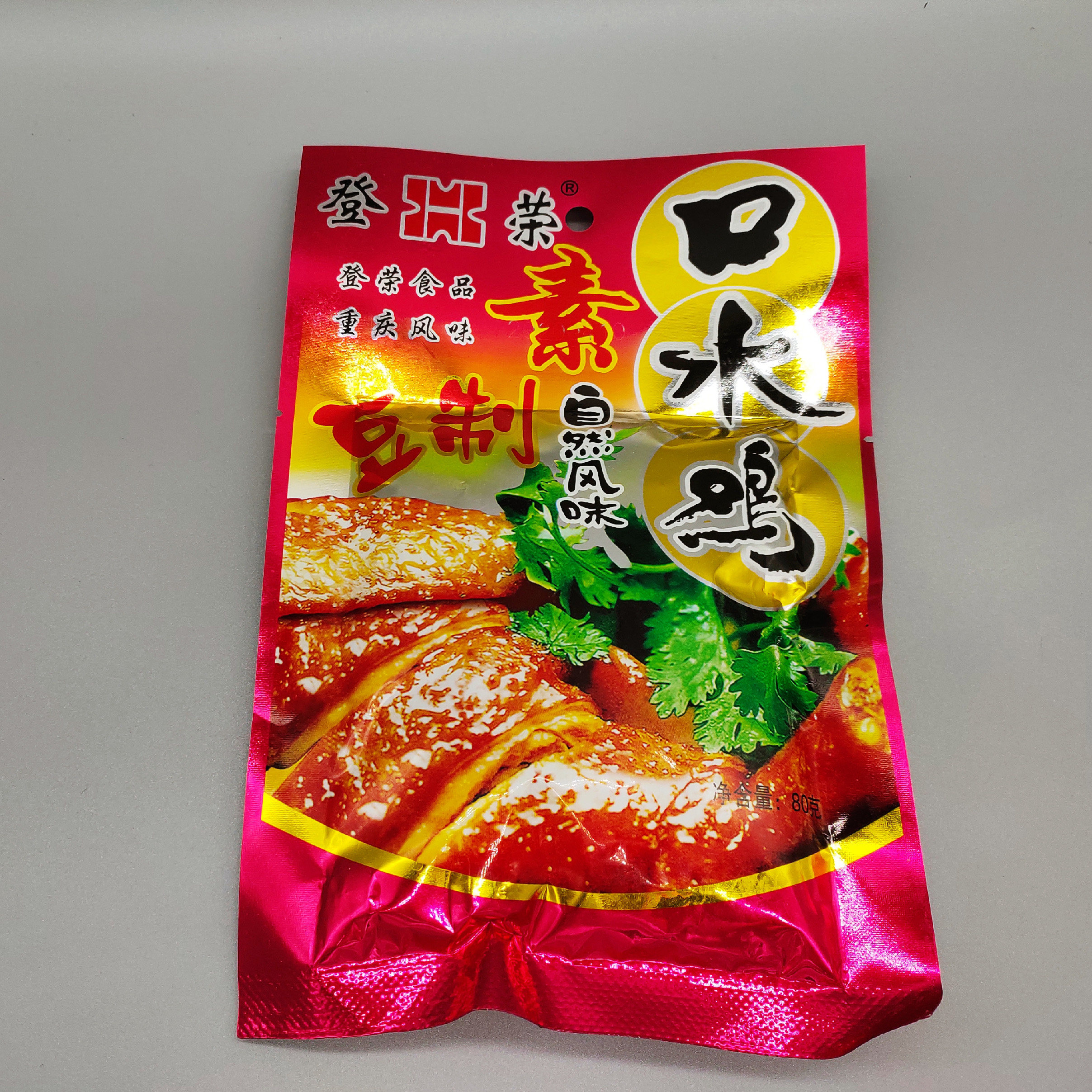 重庆风味石柱特产素口口水鸡辣条70g膨化食品麻辣面筋制品