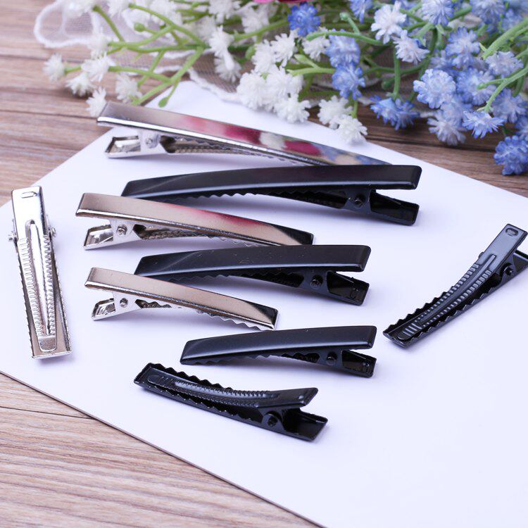 10个加厚鸭嘴方夹鱼夹子发夹发卡手工diy和风其他diy饰品配件