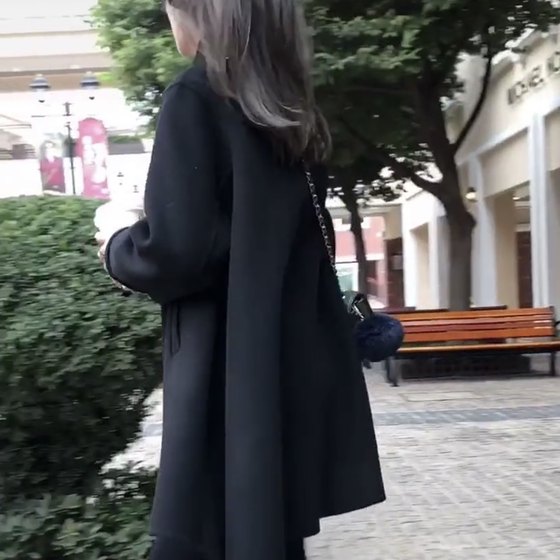 Red Tweed Coat Women's Autumn Winter 2020 New Small Loose Cape Type Woolen Coat Women's Short Thickened Red Tweed Coat Women's Autumn Winter 2020 New Small Loose Cape Type Woolen Coat Women's Short Thickened