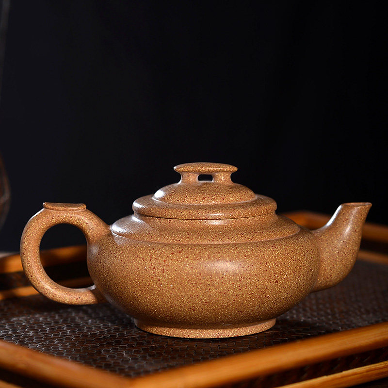 矿朱段共生玲玲顾玲玲湘谊壶丨手工名家紫砂壶宜兴紫砂茶壶