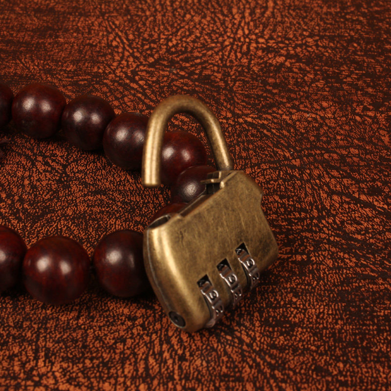 仿古复古锁铜锁密码锁迷你小钥匙盒木盒子柜锁柜门锁小型挂锁防盗