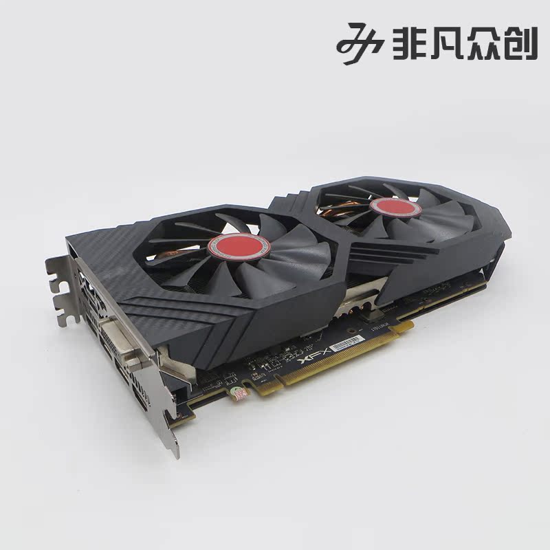 二手amd 讯景rx580 8g黑狼高端独立游戏台式机电竞吃鸡渲染4k显卡