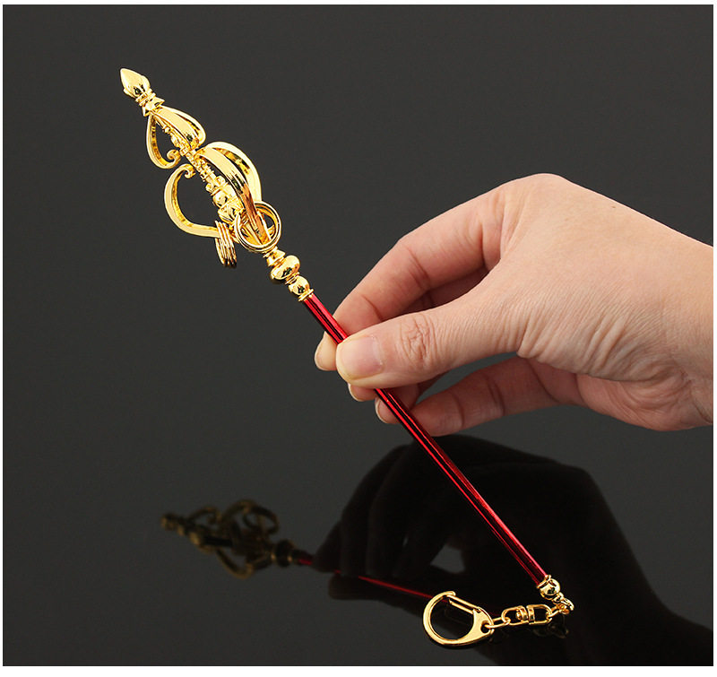 西游记兵器模型唐僧金禅杖如意金箍棒九齿钉耙金属摆件游戏