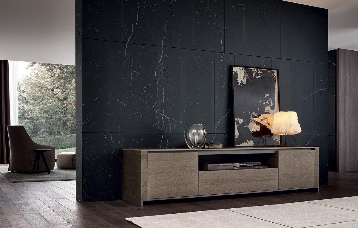 poliform电视柜实木玄关柜极简设计设计师家具简约意式电视柜