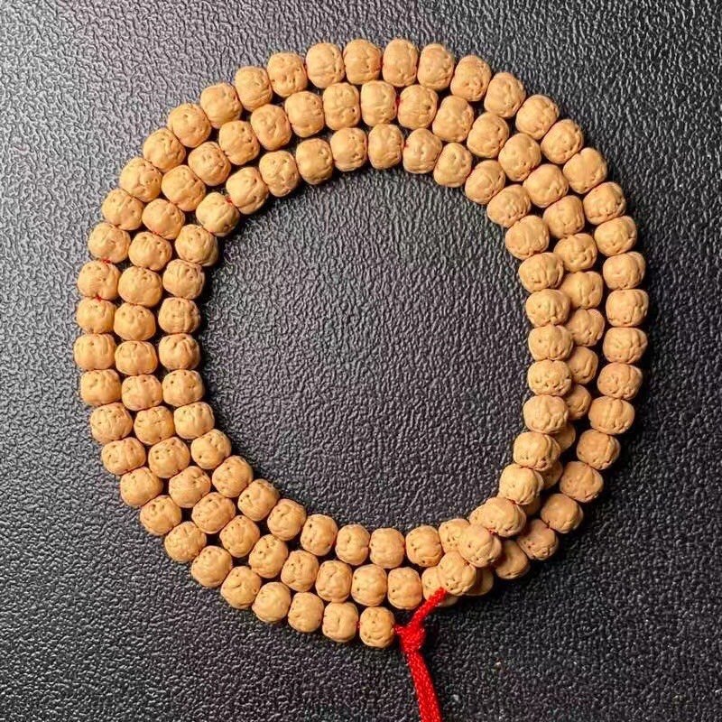 新款原桩五爪金龙佛手108颗长串精选天然小金刚菩提