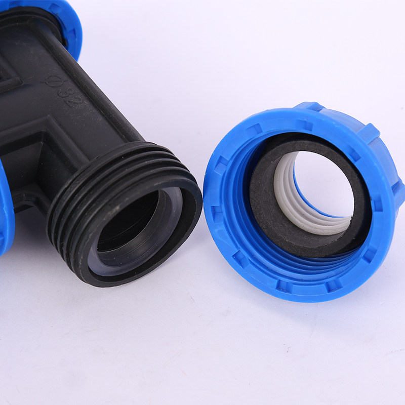 pe快速三通 活接免烫快速接头20 25 32 4分6分1寸饮自来水管配件