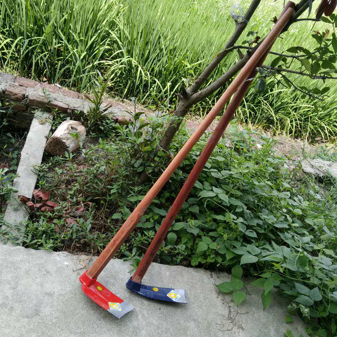 锄头种菜钢镐道轨农用工具园林挖树刨地包邮锄头