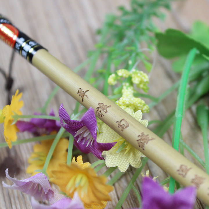 生花笔安徽宣笔羊狼勾线工笔画毛笔直径05cm锋长毛笔