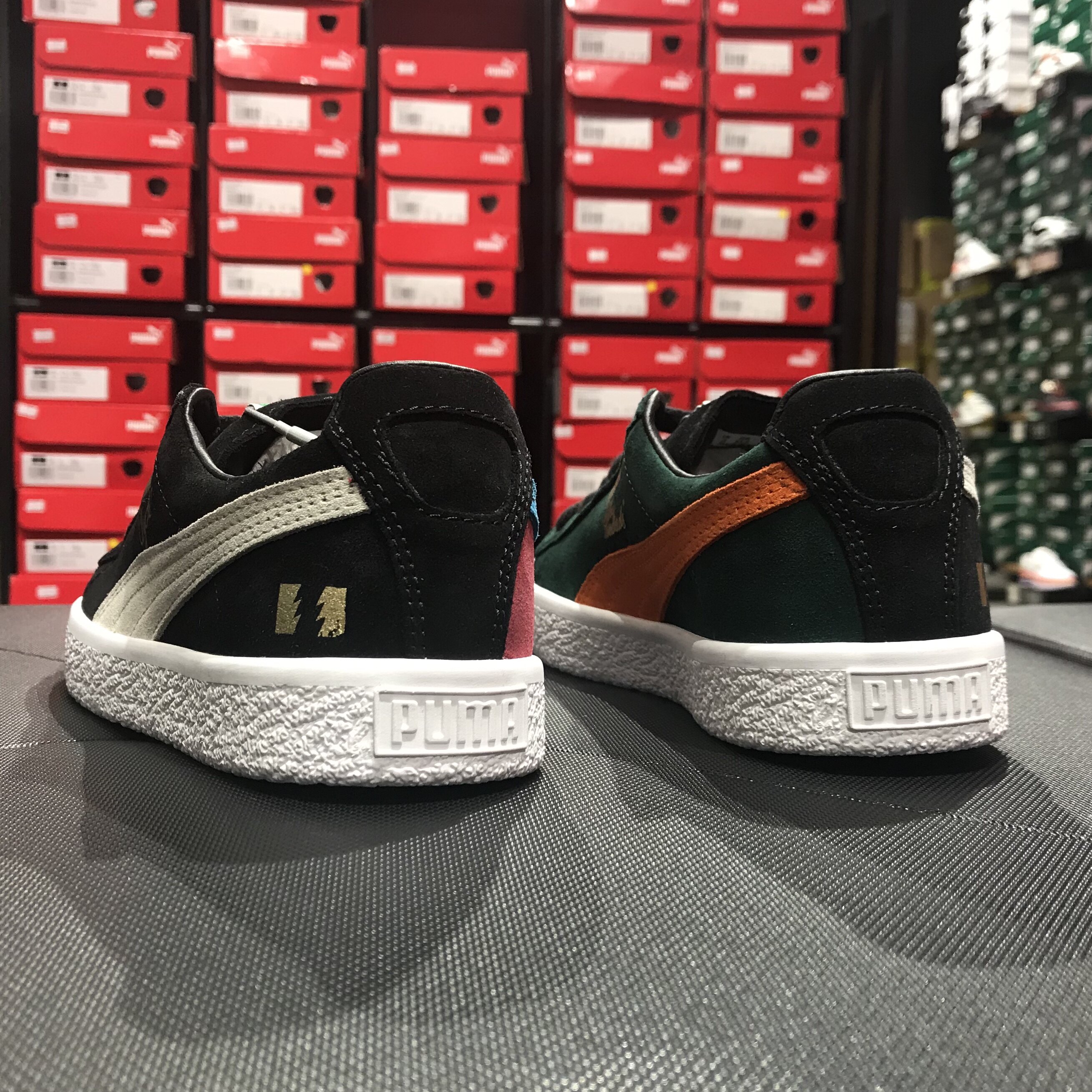 坏蛋pumaclydexthehundreds情侣三色拼色鸳鸯板鞋371383运动休闲鞋