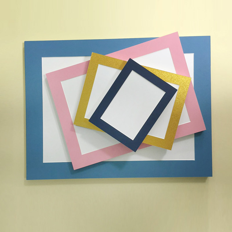 卡纸简易相框10个装a3a4水粉画装裱儿童作品画框相框