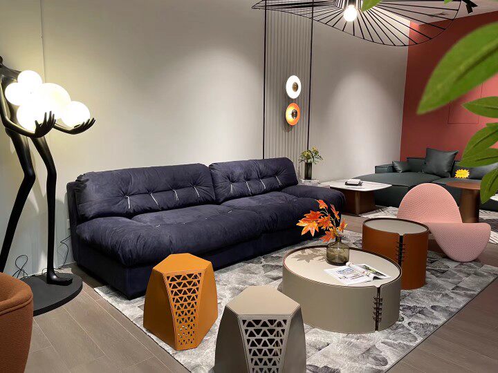 沙发意大利时尚极简转角baxter武云朵云朵发白敬亭布艺沙发