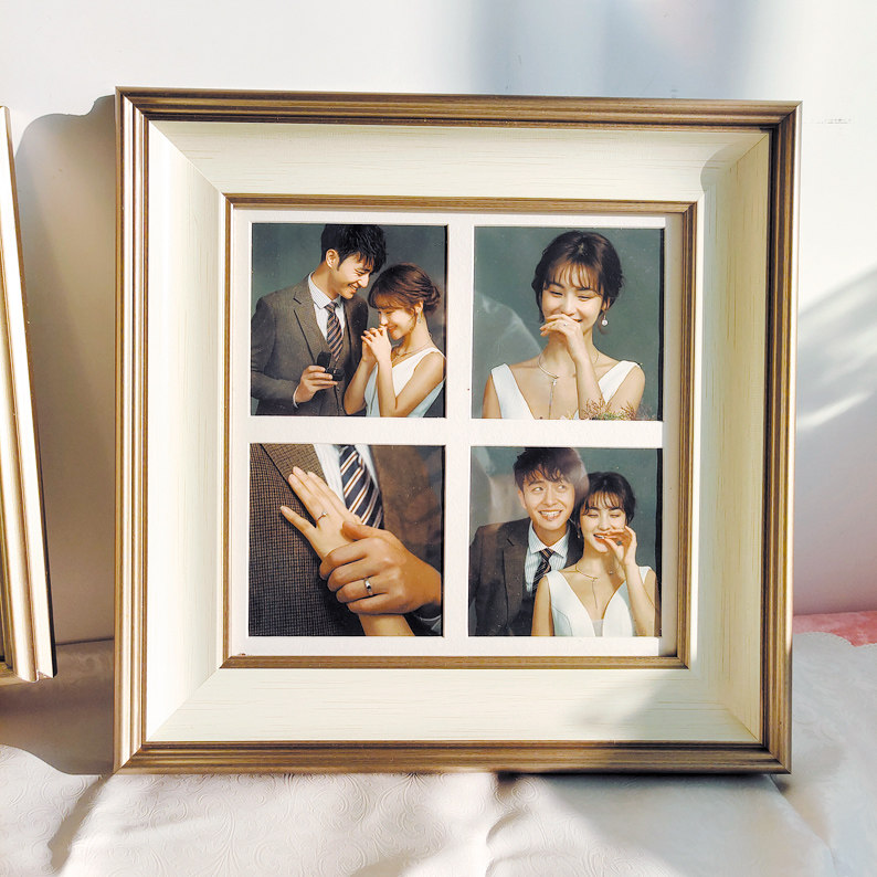 婚纱照照片相框框定尺寸48寸挂墙简约影楼写真相框